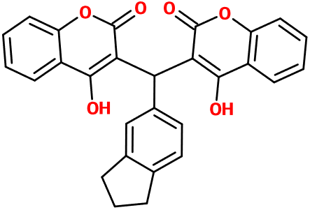 (图片) MC080151 3,3'-(5-Indanylmethylene)bis(4-hydroxycoumarin)